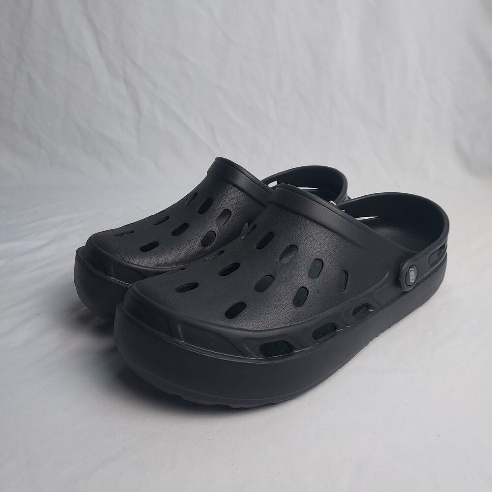 Skechers Foamies Mens 11 Black Clog Sandals Lightweight Comfort